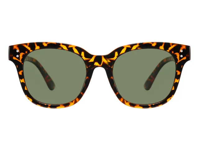 Zonnebril Montana met groen G15 gepolariseerd glas glans turtle