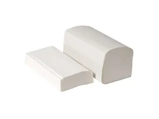 Handdoekpapier Z-vouw 2-laags 21x21cm Cellulose 2080 vel - 1