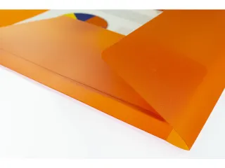Elastomap Kangaro A4 PP transparant oranje - 6