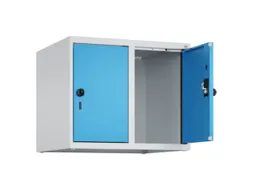 opzetkast,v. locker,2vak.,vak B 300mm,HxBxD 500x600x500mm,draaigrendel
