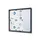Vergrendelbaar notitiebord Indoor Slim 6xA4 met Schuifdeuren Antraciet