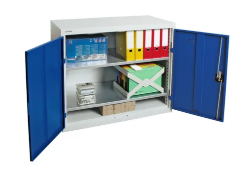 Kast Met Openslaande Deuren 900x1000x500mm 2legborden Staal