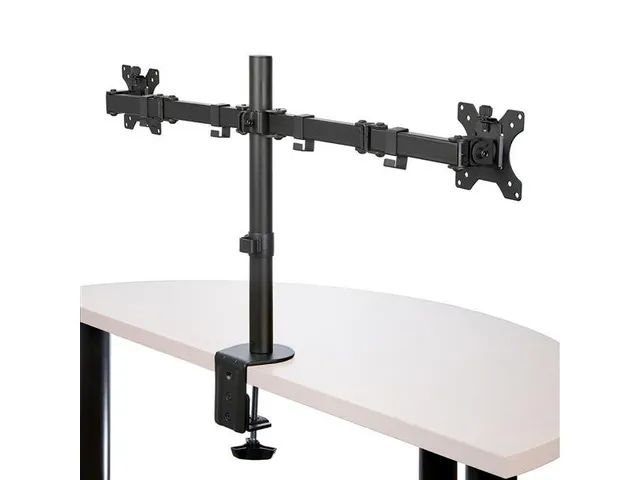 Monitorarm 2 Schermen Zwart