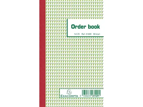 Orderbook 17,5 X 10,5 Cm Tripli (50 X 3 Vel)