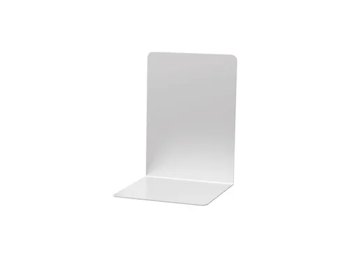 Boekensteun MAUL aluminium 16x15x21cm set 2 zilver
