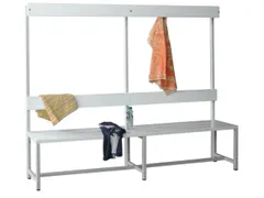 omkleedbank,HxLxD 1600x2000x400mm,onderstel RAL5010