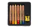Crayon de couleur Bruynzeel Kids Soft + taille-crayon 6 couleurs