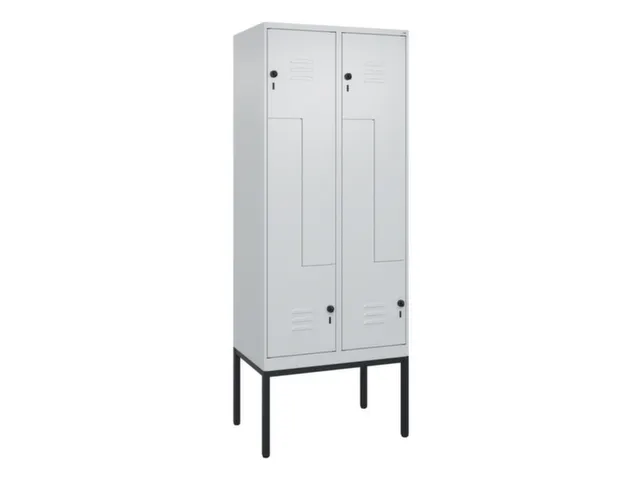 armoire vestiaire Z HxlxP 2120x800x500mm larg. compart. 200/400mm