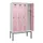 locker voor scheiding van kleding,HxBxD 2120x1200x500mm,4vak