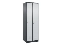 locker voor scheiding van kleding,HxBxD 1850x600x500mm,2vak