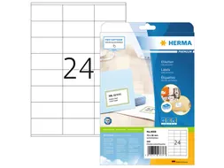 HERMA 8638 Premium etiketten A4 70x36mm Wit 240 stuks