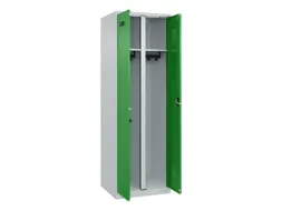 locker voor scheiding van kleding,HxBxD 1850x600x500mm,2vak