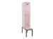 locker met bank,voor scheiding van kleding,HxBxD 2120x400x815mm,1vak