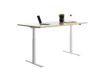 Elektrisch ihv bureau,HxBxD 700-1200x1800x800mm,blad esdoorn - 4