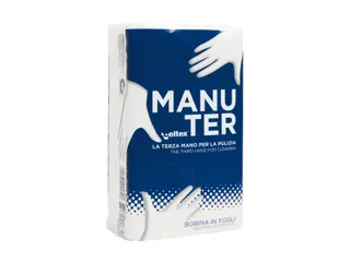 Poetspapier Celtex Manuter 2-laags wit 250 vel doos a 16 pak - 1