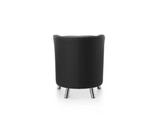 Fauteuil Kunstleer Zwart hxbxd 455x590x505mm - 2