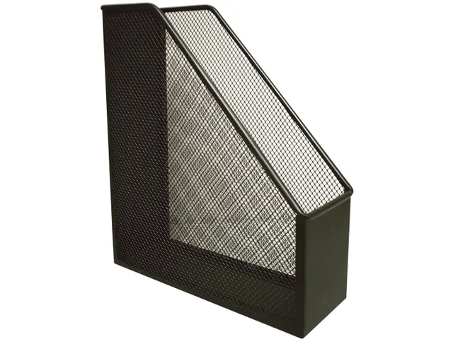 Tijdschrifthouder Mesh Metaal Zwart 79x250x289mm
