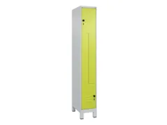 Z-garderobekast,HxBxD 1950x300x500mm,vak B 150/300mm,draaigrendel