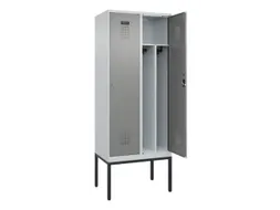 locker voor scheiding van kleding,HxBxD 2120x800x500mm,2vak