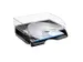 Brievenbak CEP Gloss A4 dwars plastic glanzend zwart