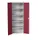 universele kast,HxBxD 2000x800x550mm,4xStalen bodem,draaigrendelslot