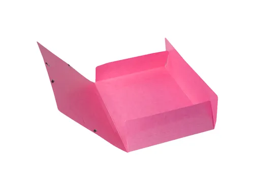 Exacompta Iderama Elastomap A4 3 Kleppen Rugetiket Roze karton