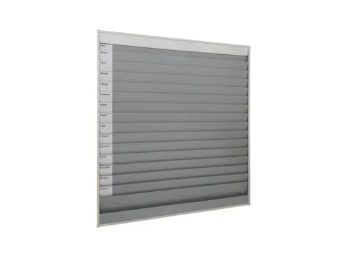 Werkplaats-/Opdrachtplanner Kunststof Profiel 1750x1575mm 15 Rijen