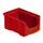 Zichtbak Hxbxd 77x100x170/138mm Pe Rood
