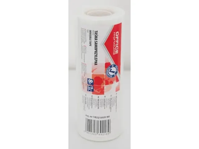 Office Products Plakband 19mmx33m mat Schrijfbaar oppervlak 8 stuks