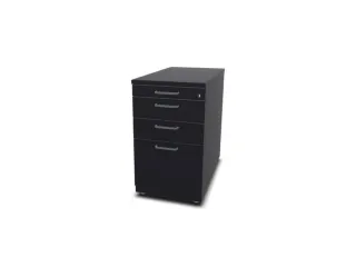 stationair ladeblok 740x430x800mm 2 laden hangmap CC-zwart - 1