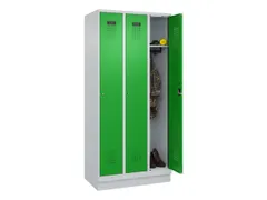 locker,HxBxD 1950x900x500mm,3vak,vak B 300mm,cil.-slot,sokkel