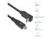 Kabel ACT USB-C standaard naar USB-C hoek boven/beneden 10Gbps 2m