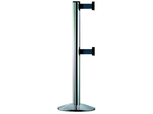 Afzetsysteem Chroom 1000x70mm 2 Afzetbanden Bandkleur Bruin