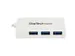 4 Port USB C Hub - 1x USB C & 3x USB A