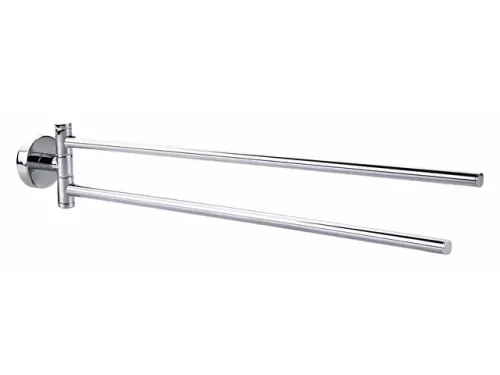 Handdoekhouder Tesa Smooz 40317 Chroom zelfklevend met 2 armen