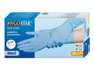 Franz Mensch 27014 nitril wegwerphandschoenen blauw maat M 1000st - 2