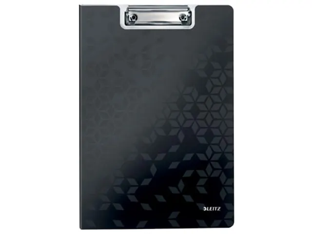 WOW klemmap met omslag, ft A4, zwart