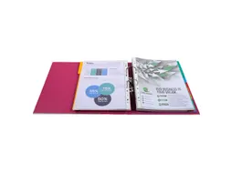 Ordner PP Prem'Touch A4maxi 80mm fuchsia