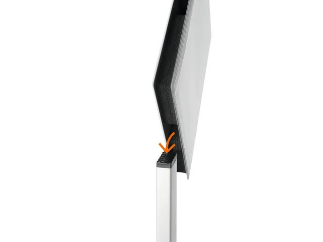 Vloerstandaard info stand outdoor A3 grijs