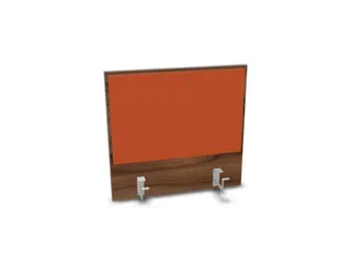 opzetpaneel bureau aanbouw achter NP-tiepolo nut BN3012-oranje 600mm - 1