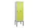 locker voor scheiding van kleding,HxBxD 2120x600x500mm,2vak