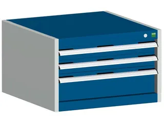 ladekast,HxBxD 400x650x650mm,3lade(n),m. lade voor normale belastingen - 2