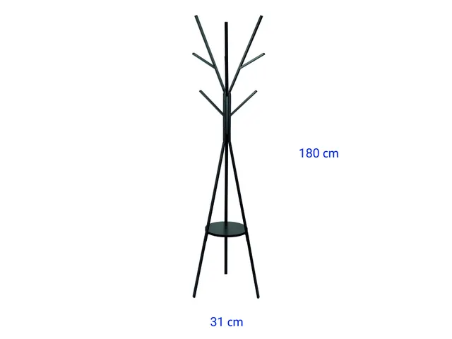 Kapstok MAUL Avalon staand 180cm zwart