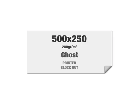 Bedrukte Block-Out voor Brightbox Pro Flex 500x250 cm