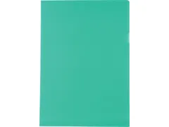 L-map, ft A4, PP 0.12mm, pak van 25 stuks, groen gekorreld