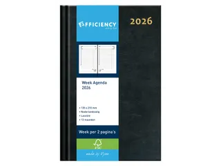Agenda 2027 Ryam Efficiency Baladek 7dagen/2pagina's zwart - 1