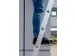 Marche amovible,p. escabeau à échelons,force 150kg,alu