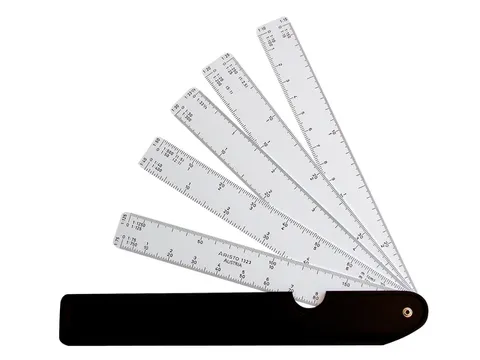 Waaierliniaal Aristo Schaal 1:10-15-20-25-30-33 1/3-40-50-