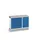 montagetafel 980x1300x600mm linoleumblad 6 laden kast front RAL7016