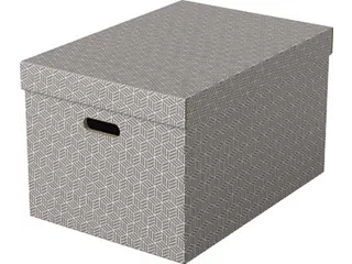 Home opbergdoos 355 x 51 x 305 cm grijs 3 stuks - 2